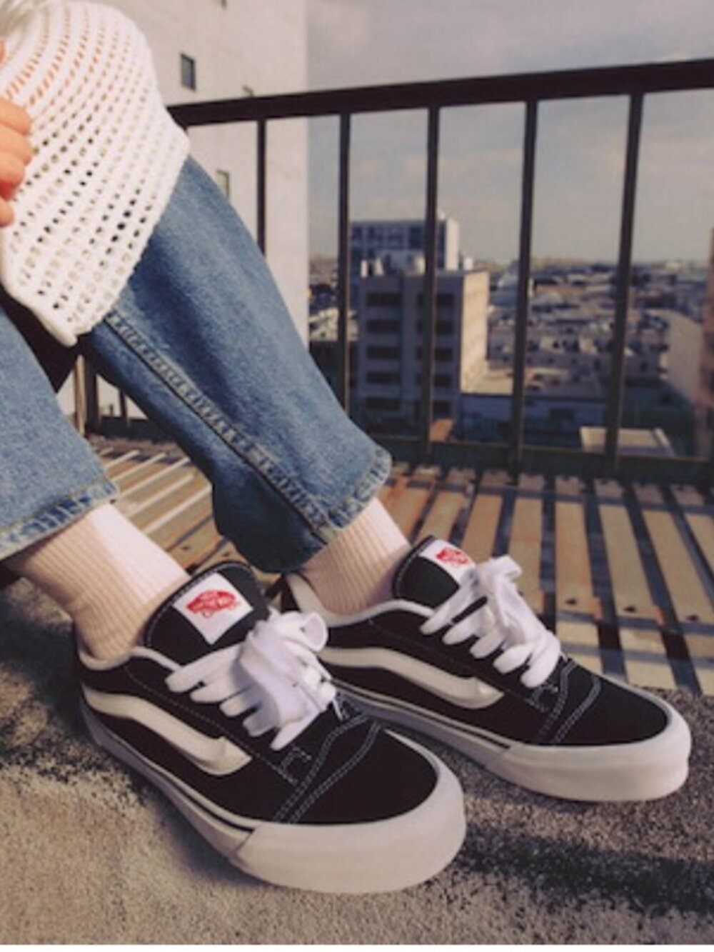 Vans Old Skool Skate Shoe - Big Kid - Black / White